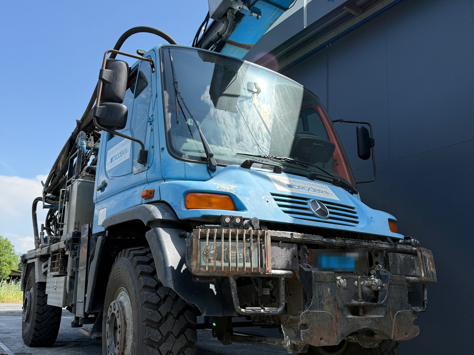 Unimog-Eigenbau in der Sarganser Werkstatt